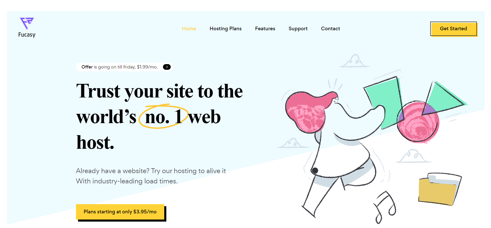 Website Hosting Landing