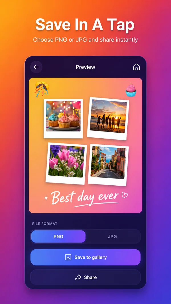 Save and share screen